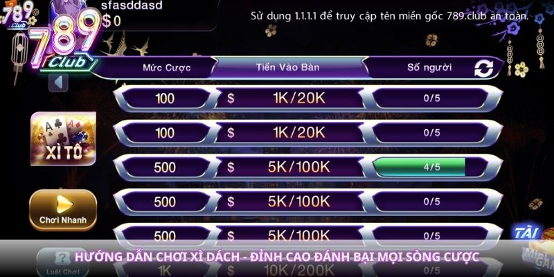 Hướng Dẫn Chơi Xì Dách - Đỉnh Cao Đánh Bại Mọi Sòng Cược