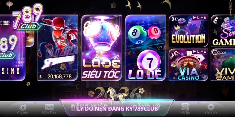 Lý do nên đăng ký 789Club